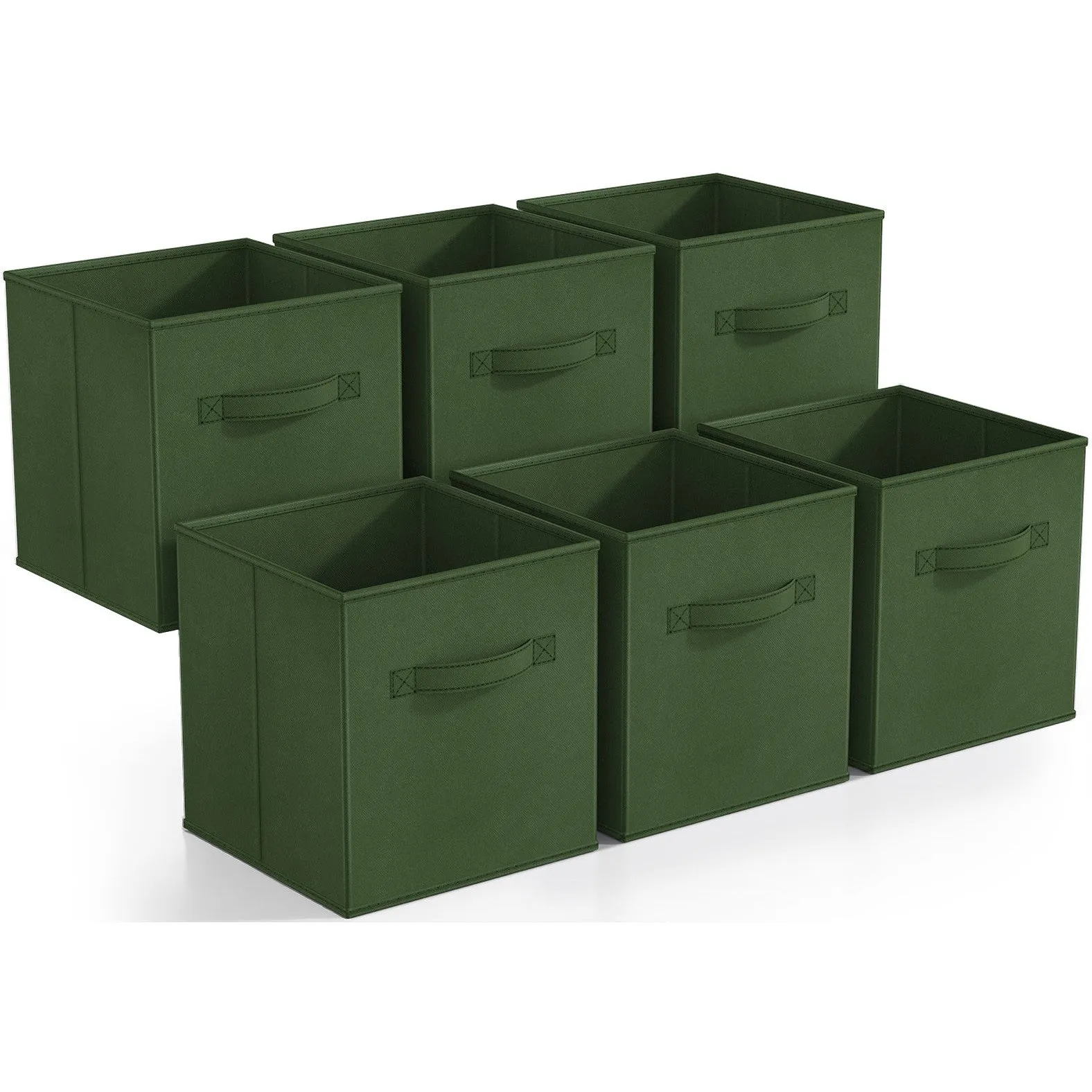 11" Cube Storage Bins (6 Pack)