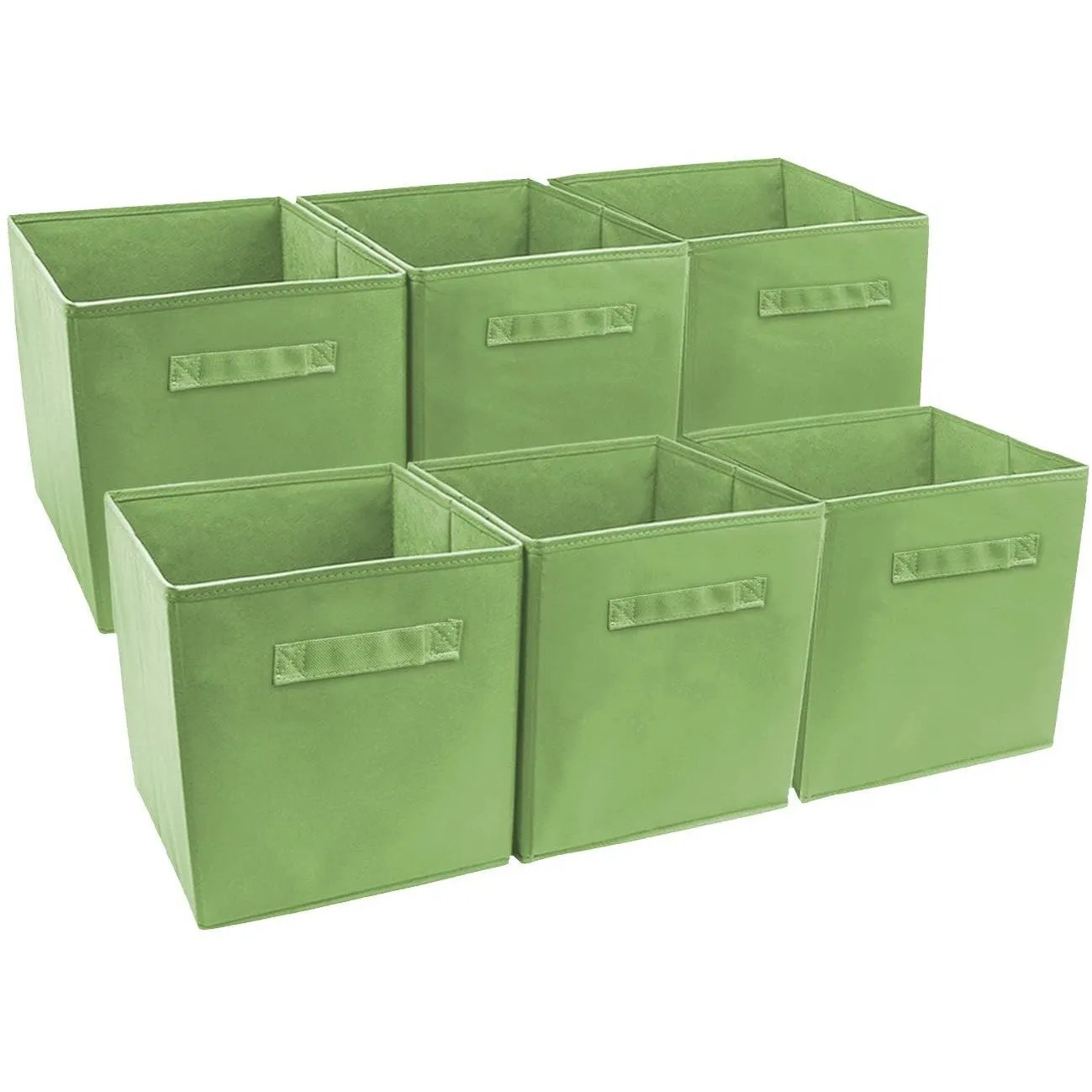 11" Cube Storage Bins (6 Pack)