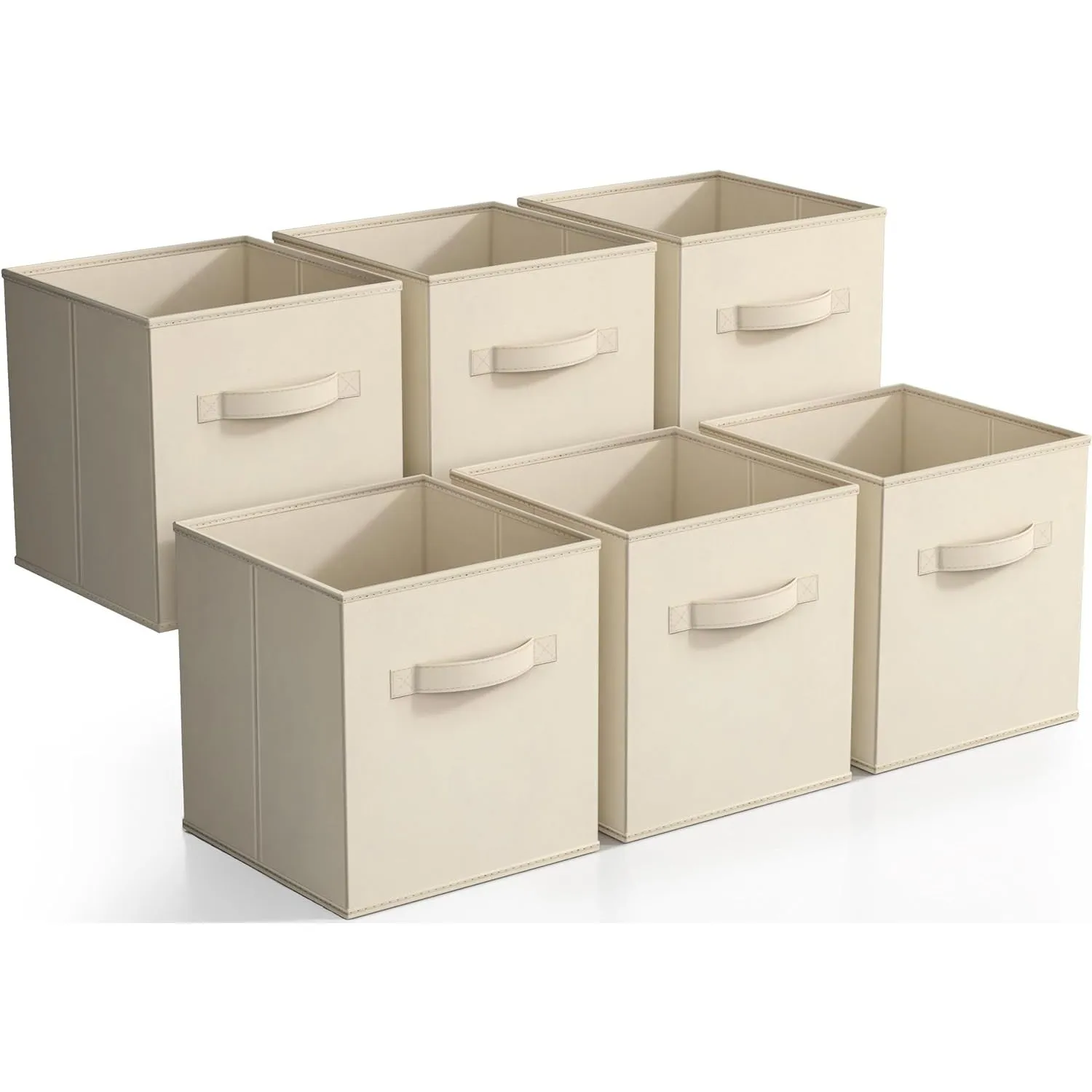 11" Cube Storage Bins (6 Pack)