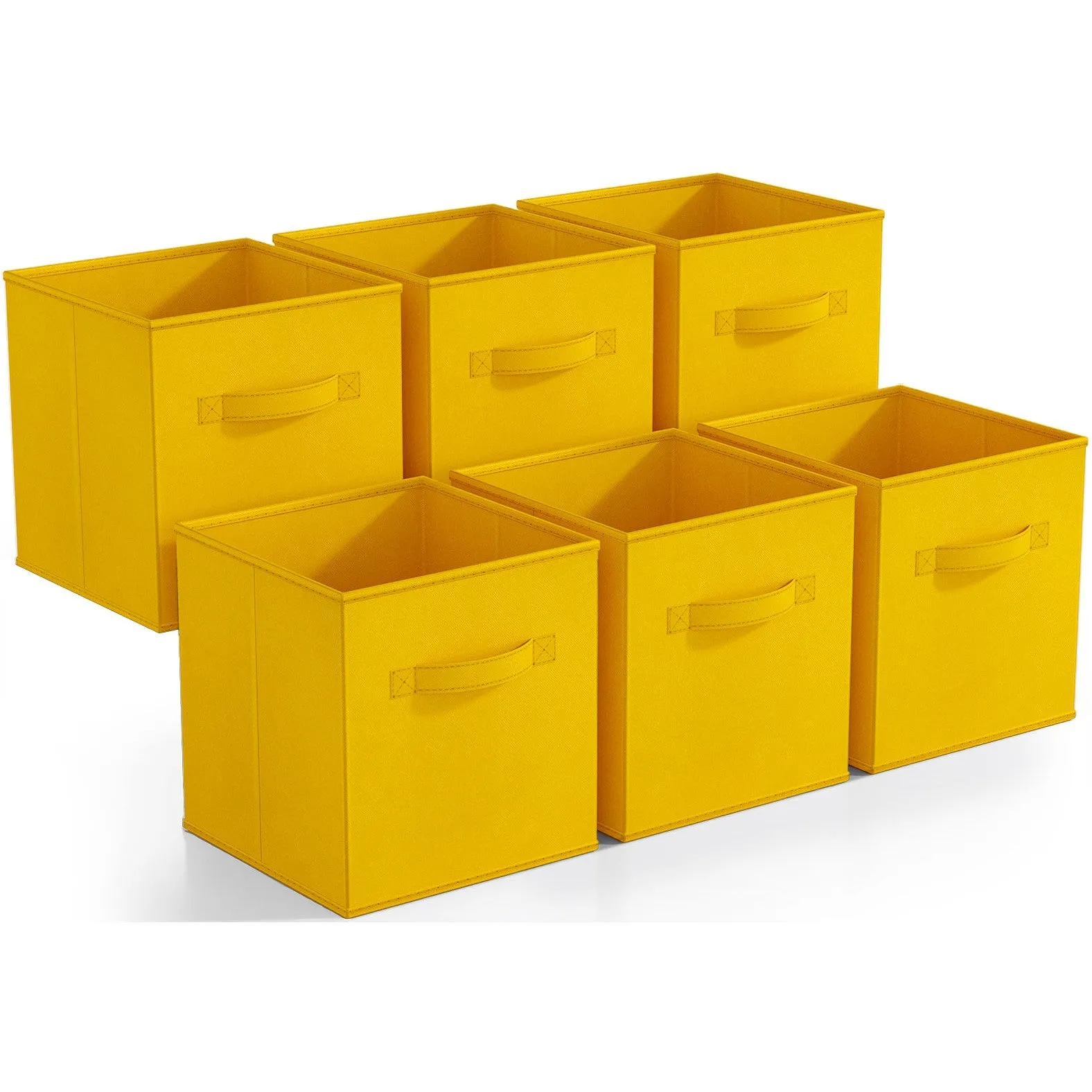 11" Cube Storage Bins (6 Pack)