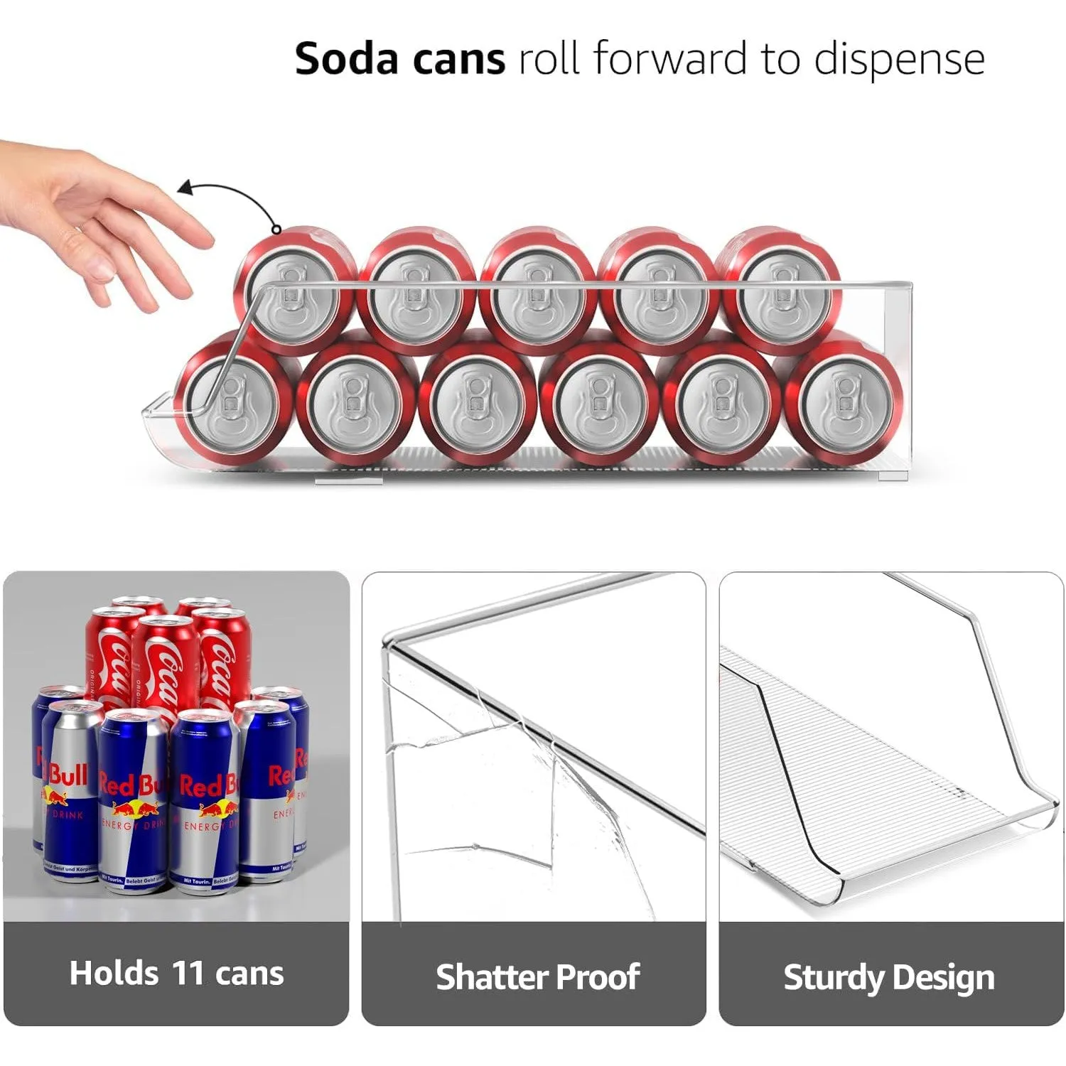 12 Skinny Soda Can Organizer