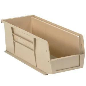 14 3/4 x 5 1/2 x 5" Ivory Plastic Stack & Hang Bin Boxes