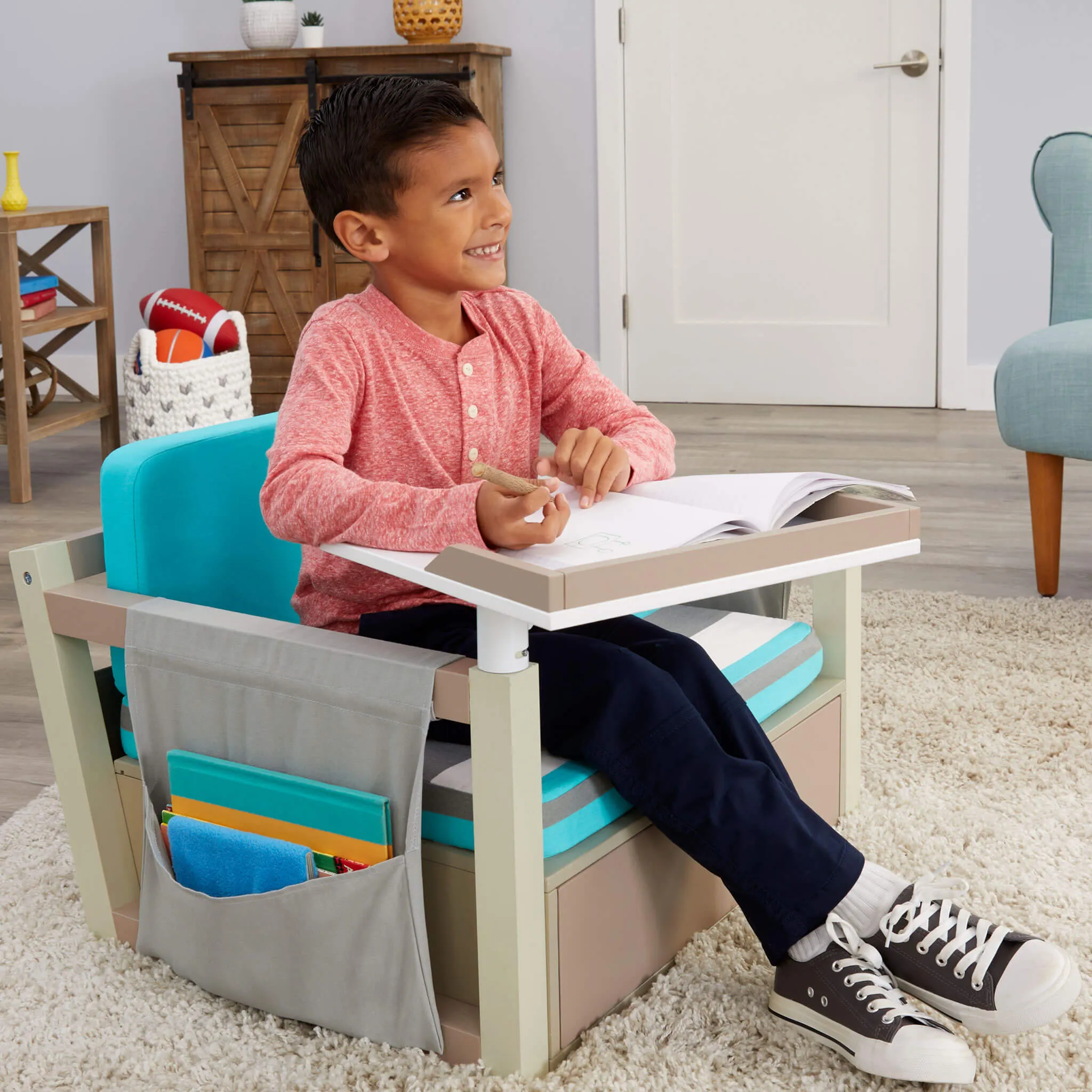 2-in-1 Fun & Study Swivel Desk