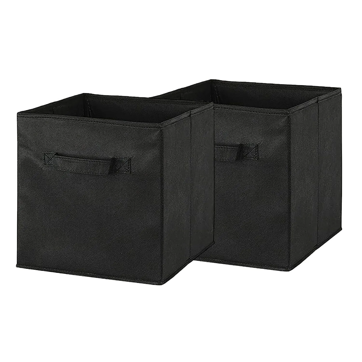 2-Piece Set: Storage Bin Non-Woven Fabric Cube Organizer