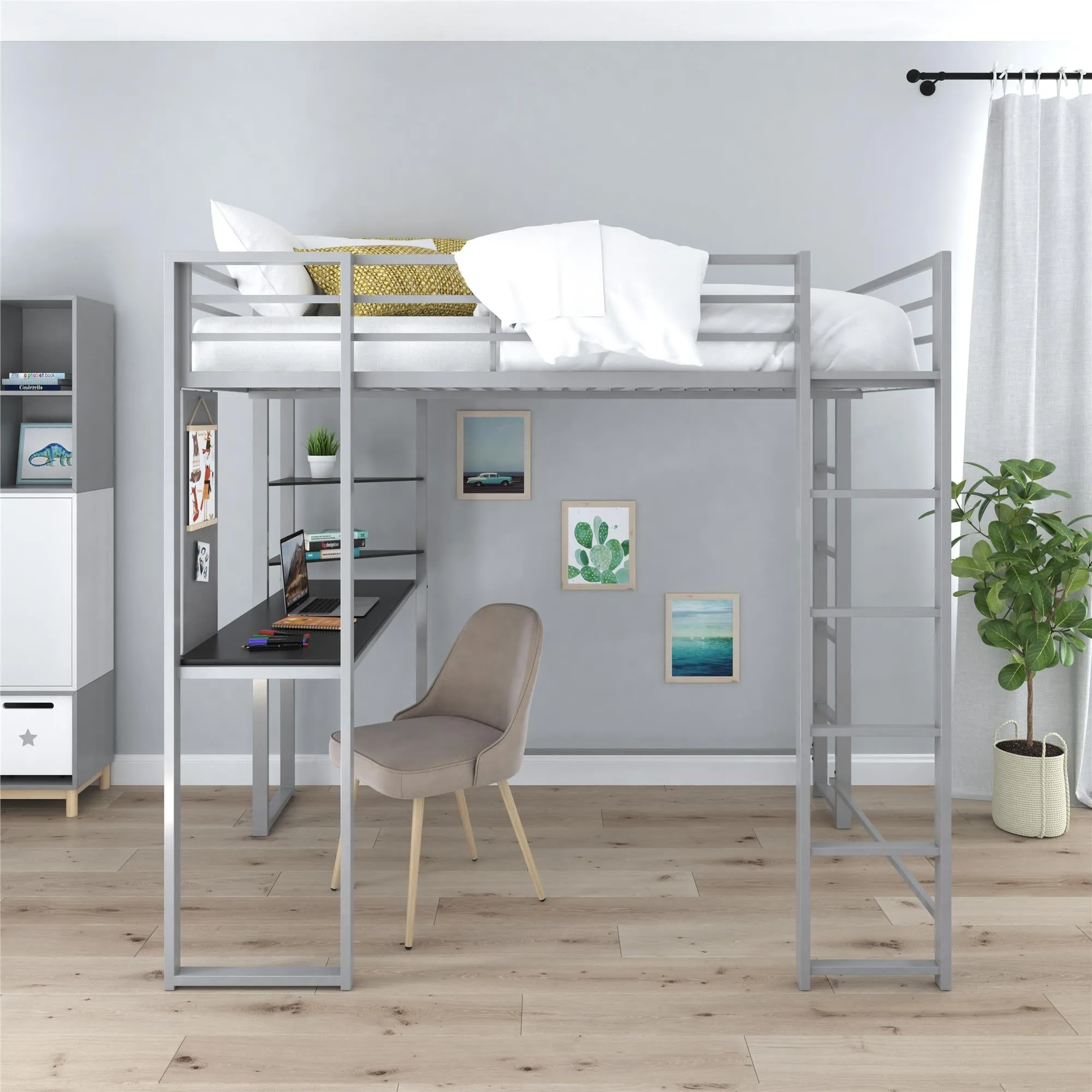 Abode Loft Bed with Desk