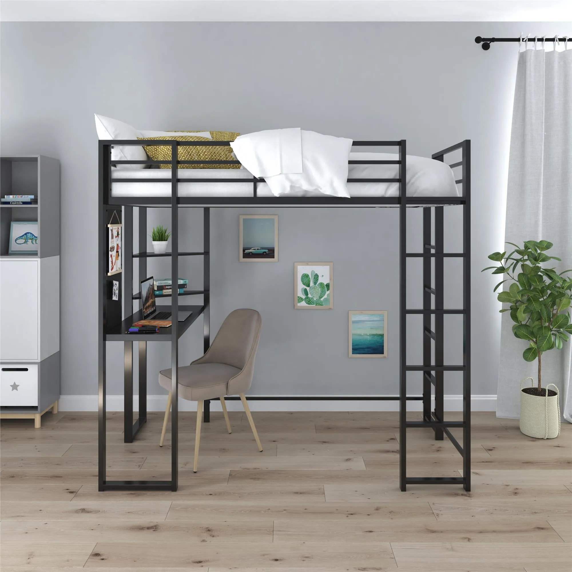 Abode Loft Bed with Desk