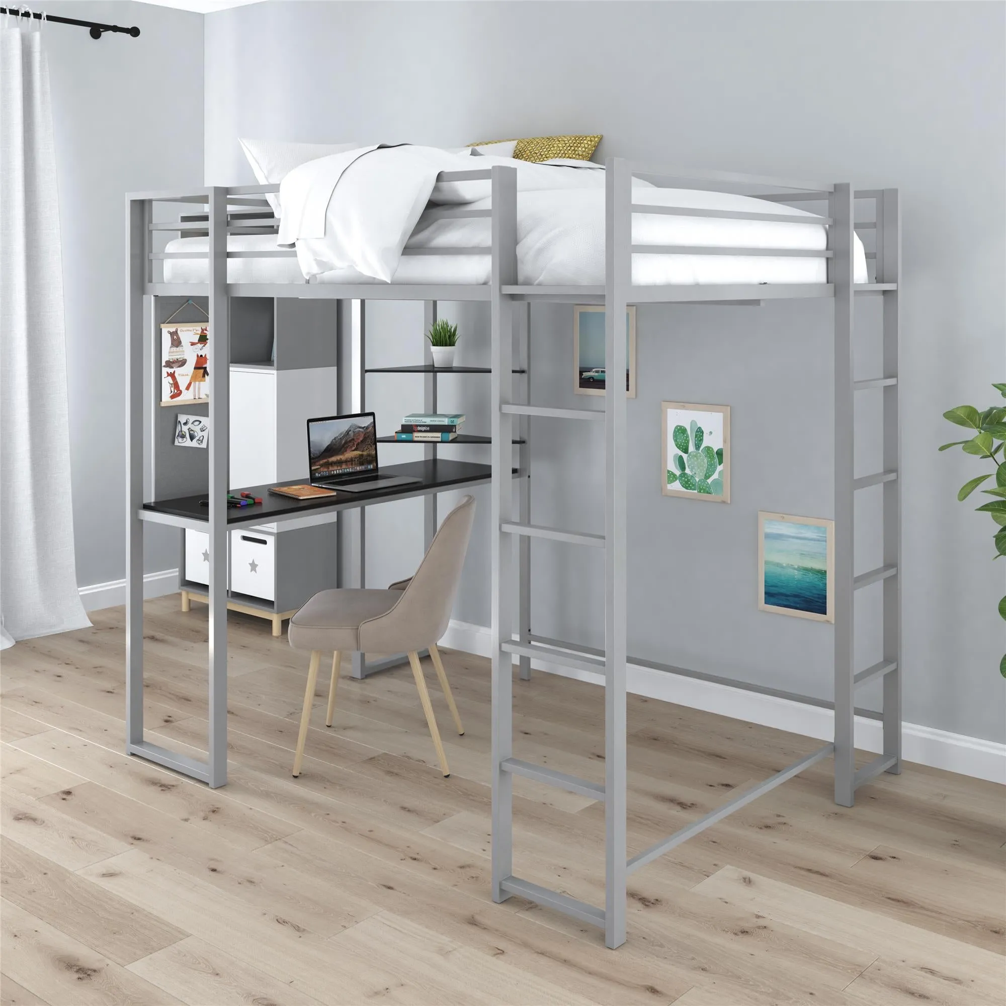 Abode Loft Bed with Desk