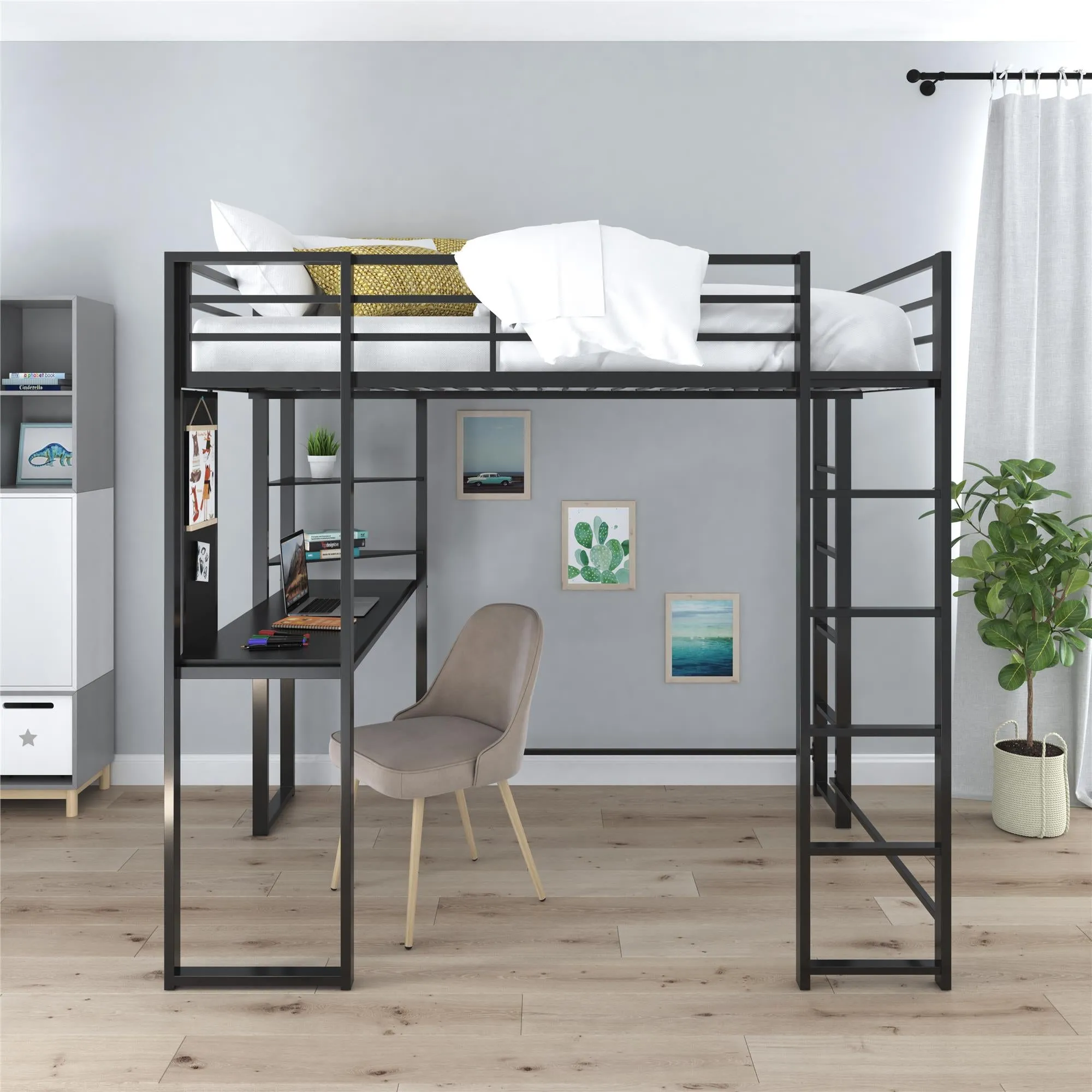 Abode Loft Bed with Desk