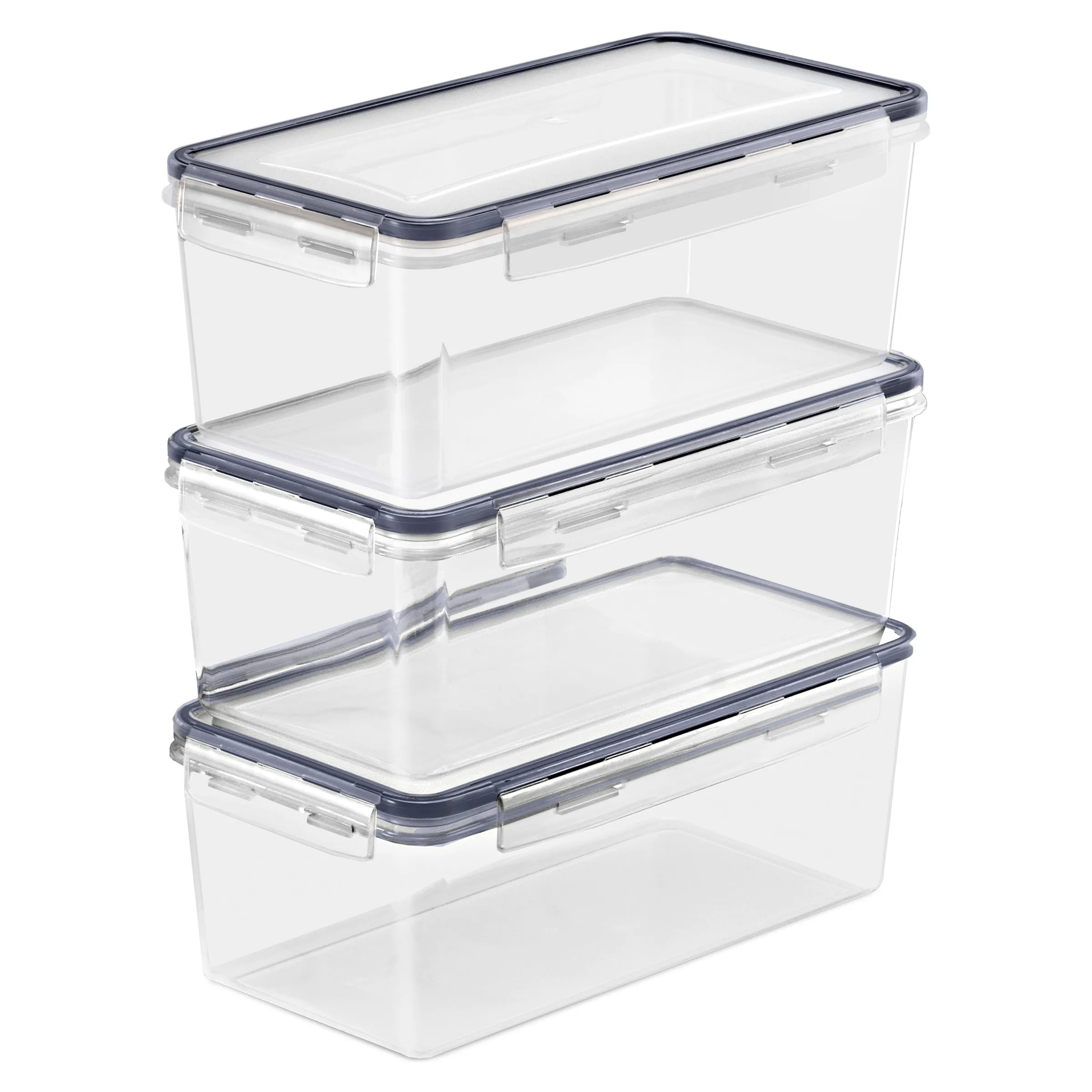 Airtight Food Storage Containers with Lids (3 Pack)