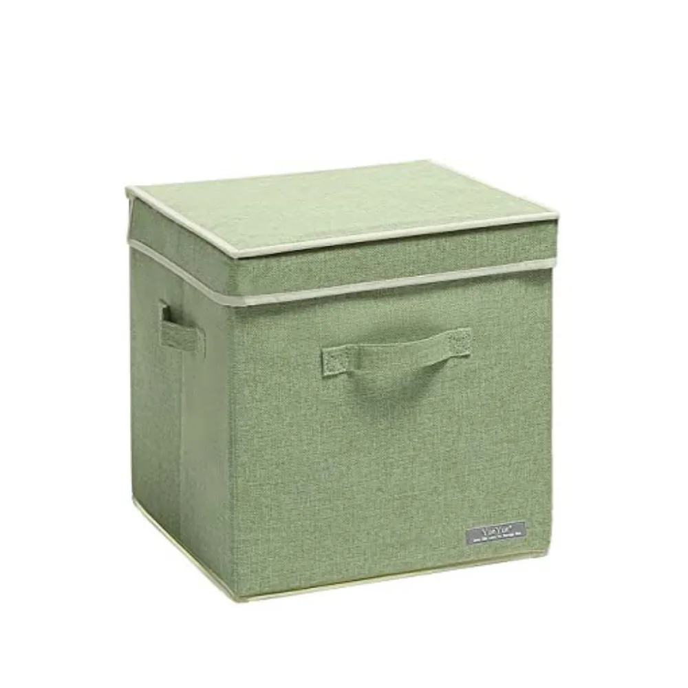 Colorful Storage boxes with Lids Closet Bin (13*13*13 in)