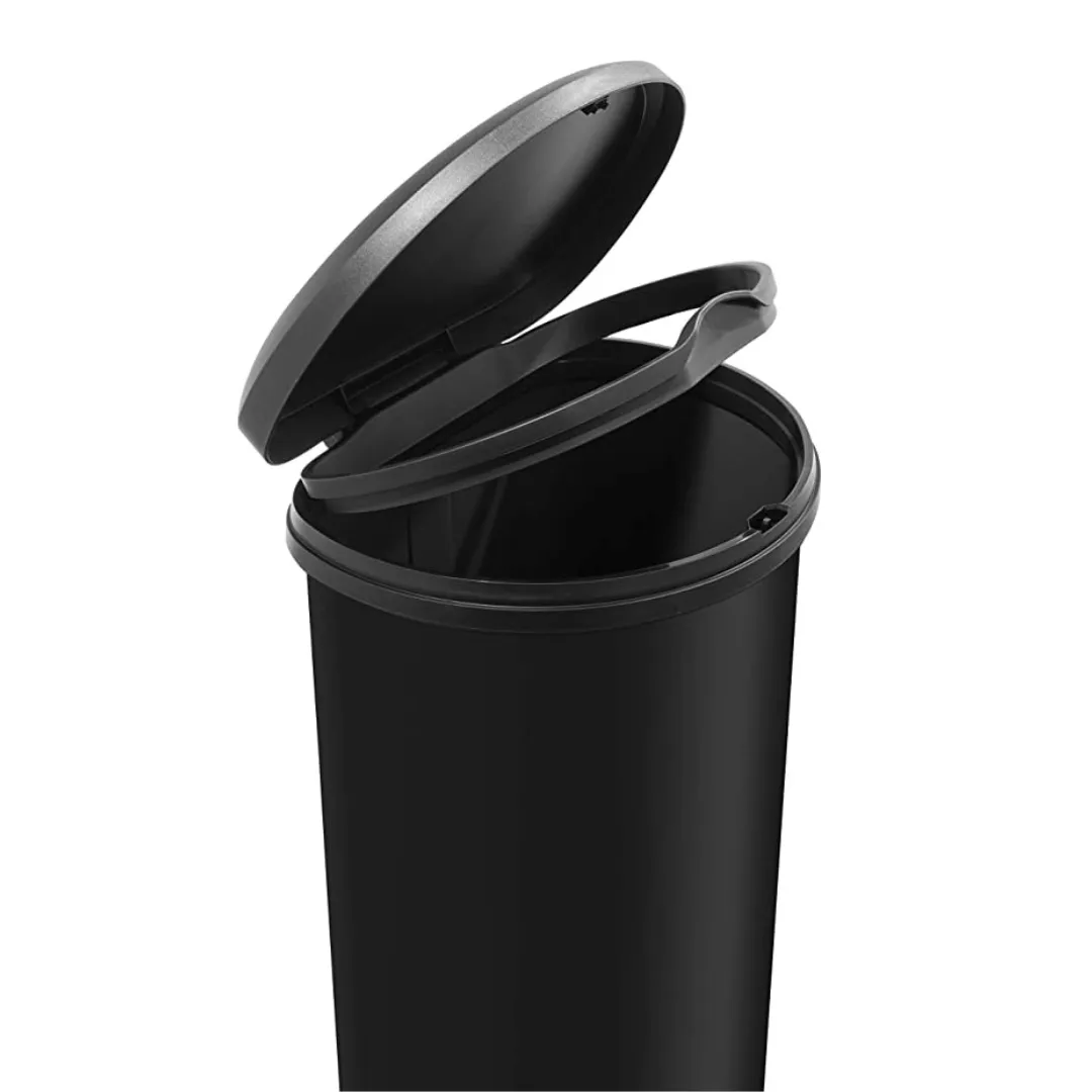 Deco Push Bin 40L Black