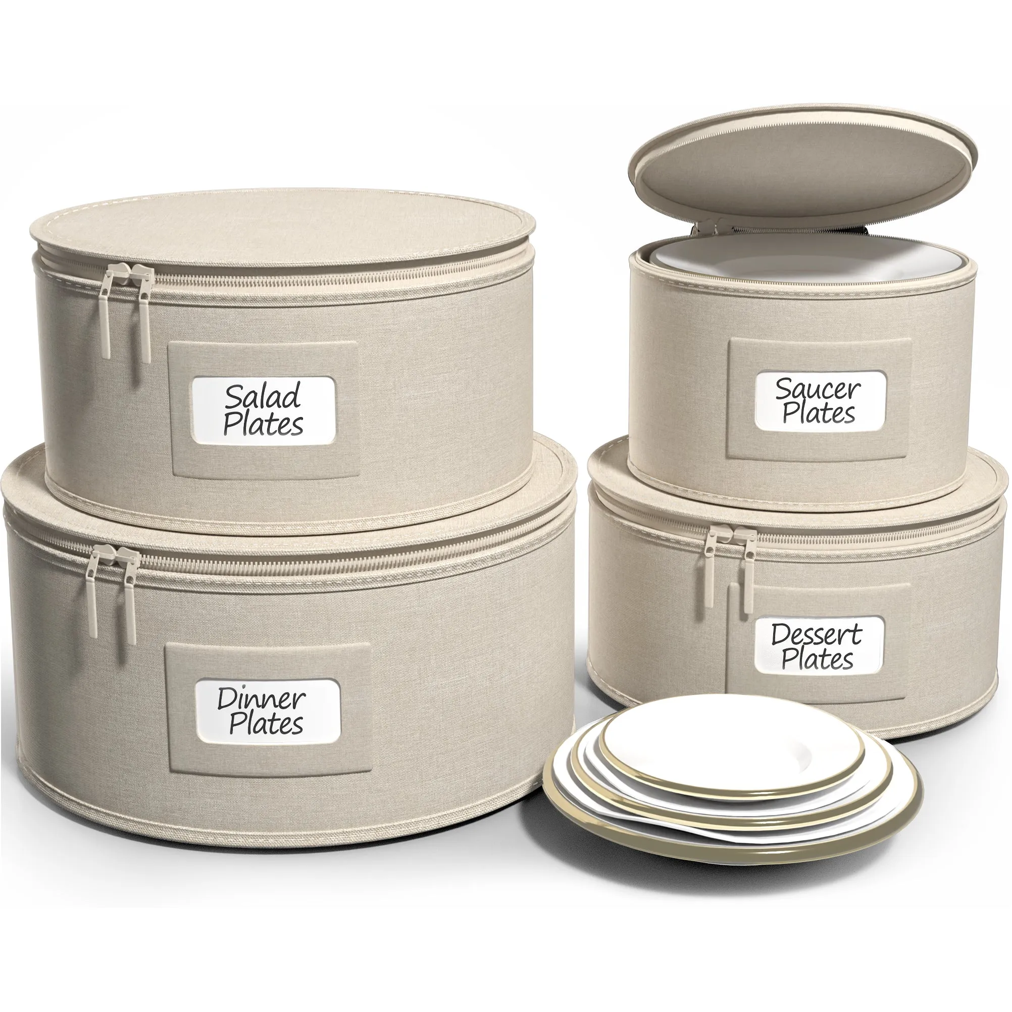 Dinnerware Storage Container Set (4 Pc)