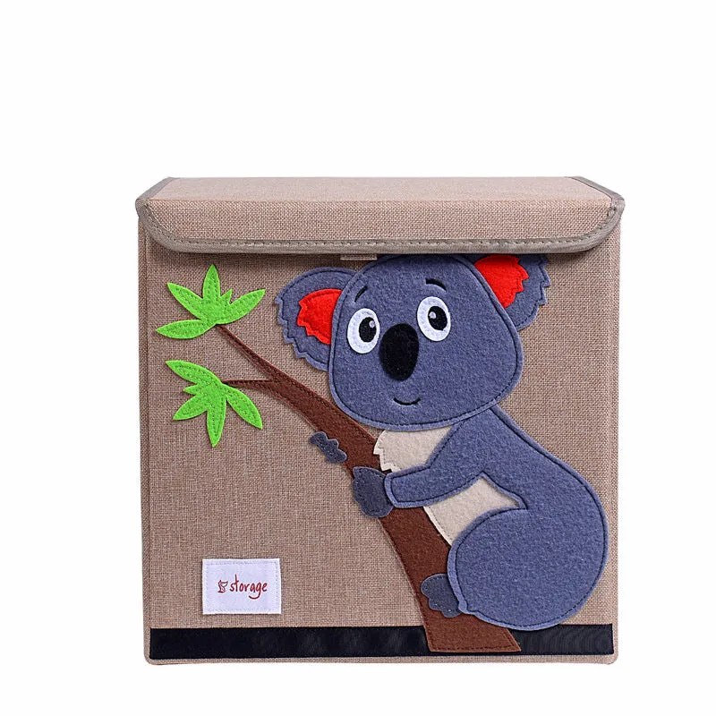 Fabric Children's Folding Toy Storage Box