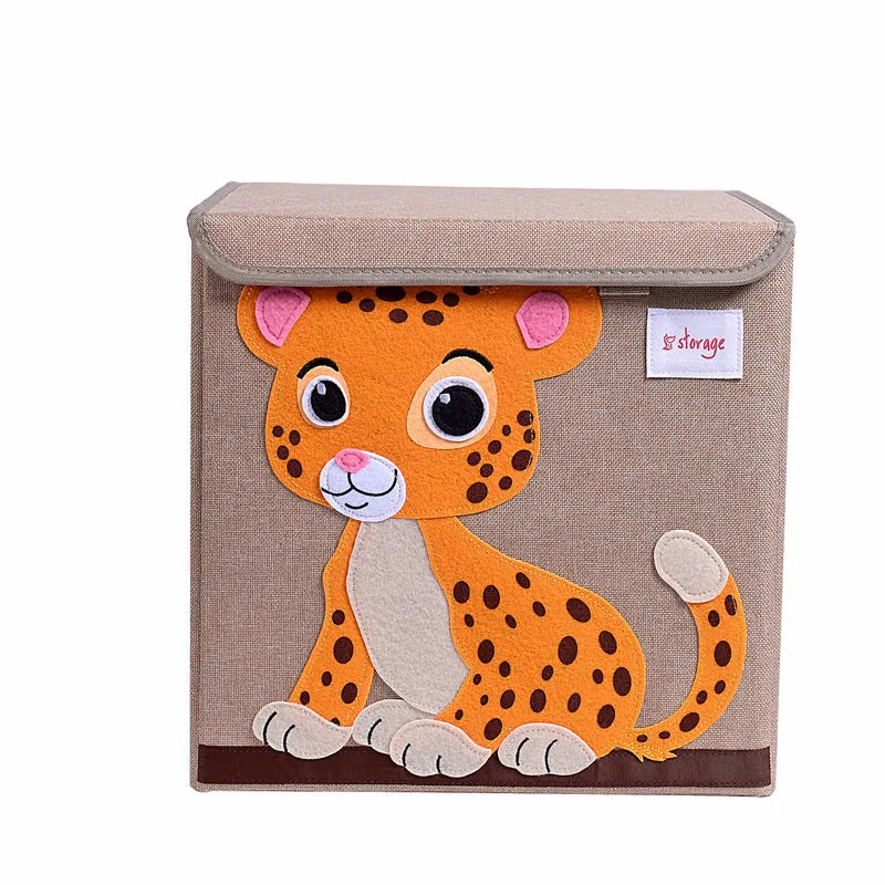 Fabric Children's Folding Toy Storage Box