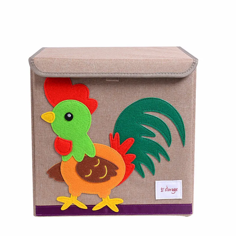 Fabric Children's Folding Toy Storage Box