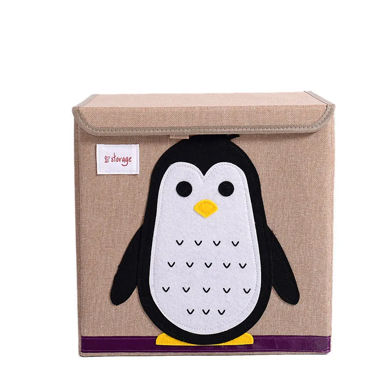 Fabric Children's Folding Toy Storage Box