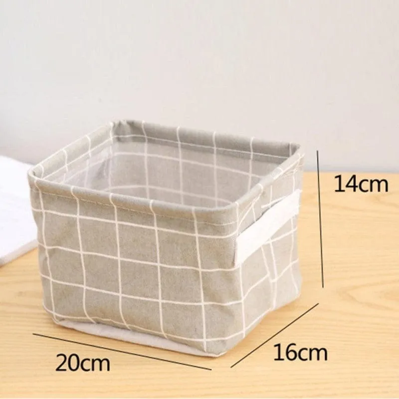 Foldable Mini Storage Box Organizer - ( Pack Of 3 )