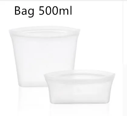 Food Silicone Bag Fresh-keeping Storage Box