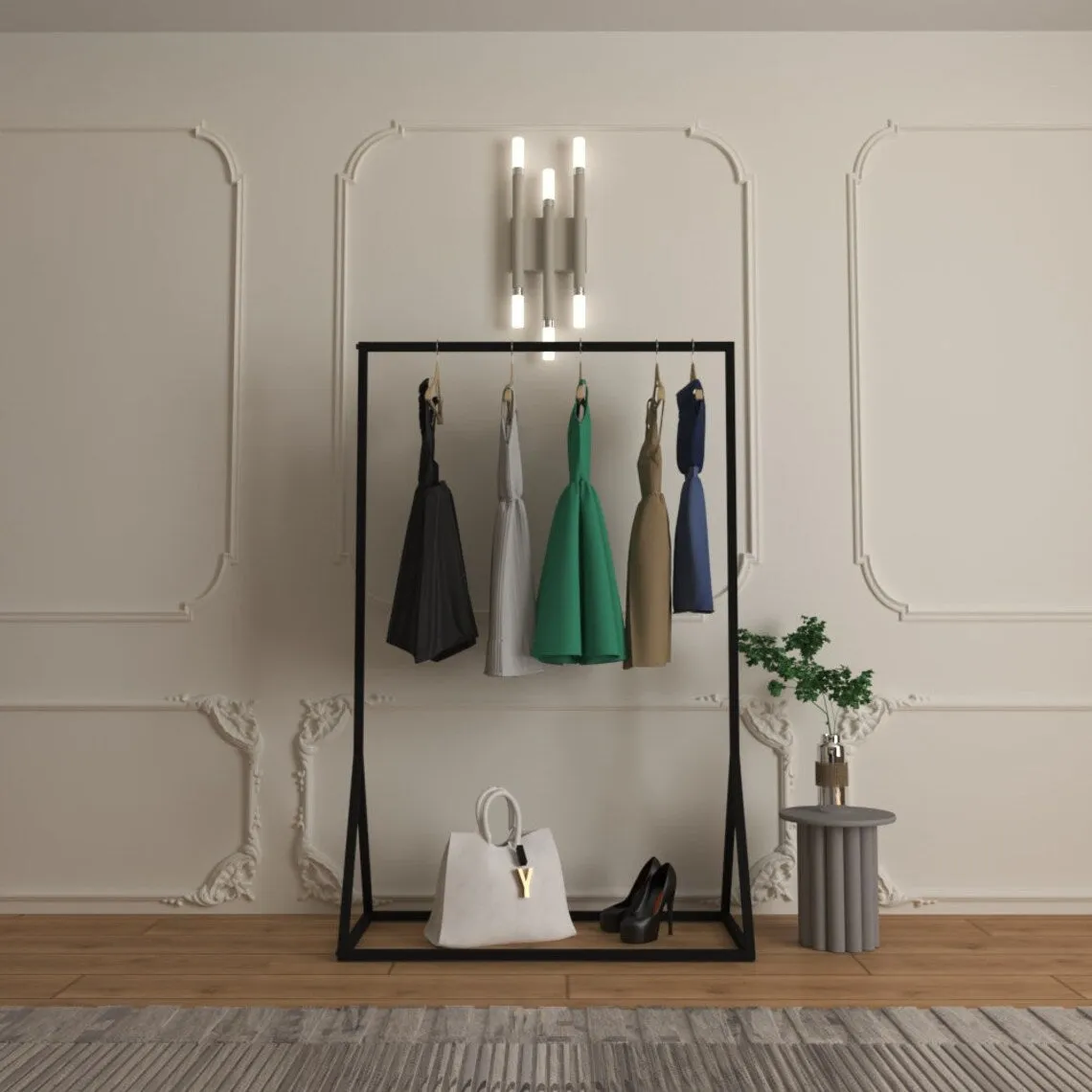 FreeStanding Open Clothes Rail