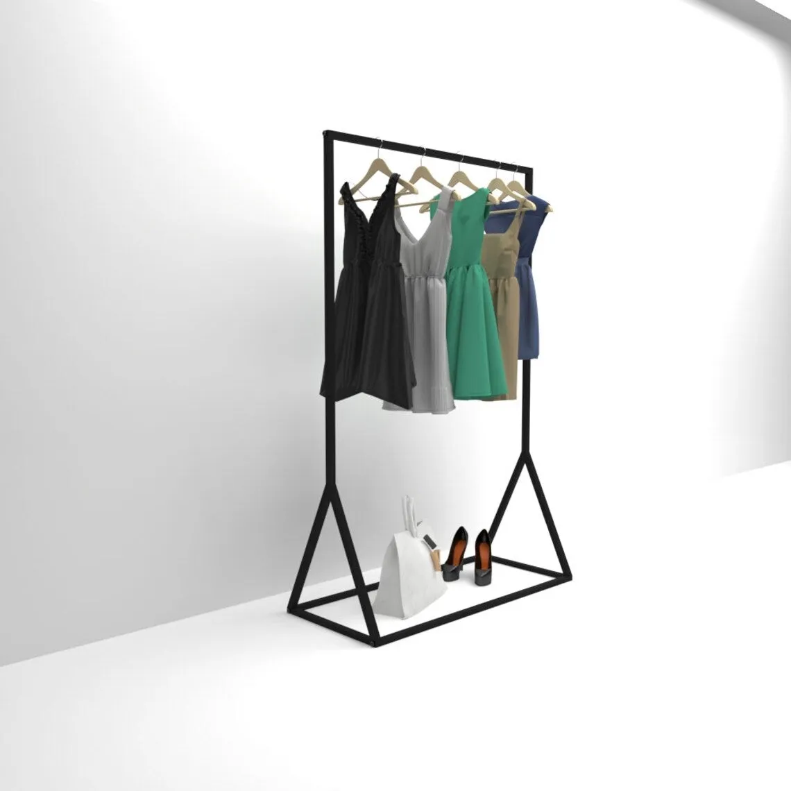 FreeStanding Open Clothes Rail