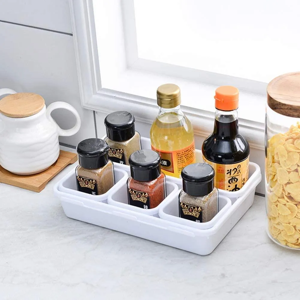 GEEZY Set of 8 Kitchen, Desk, Bathroom Drawer Organizer Set