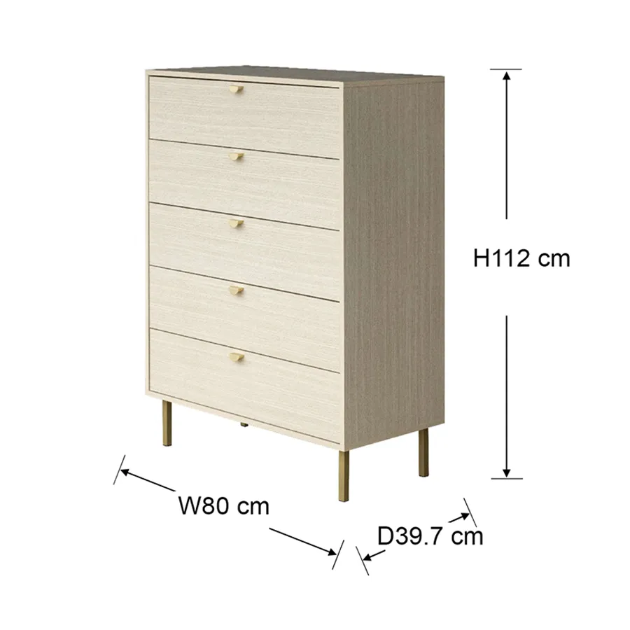 Georgine 5 Chest of Drawer