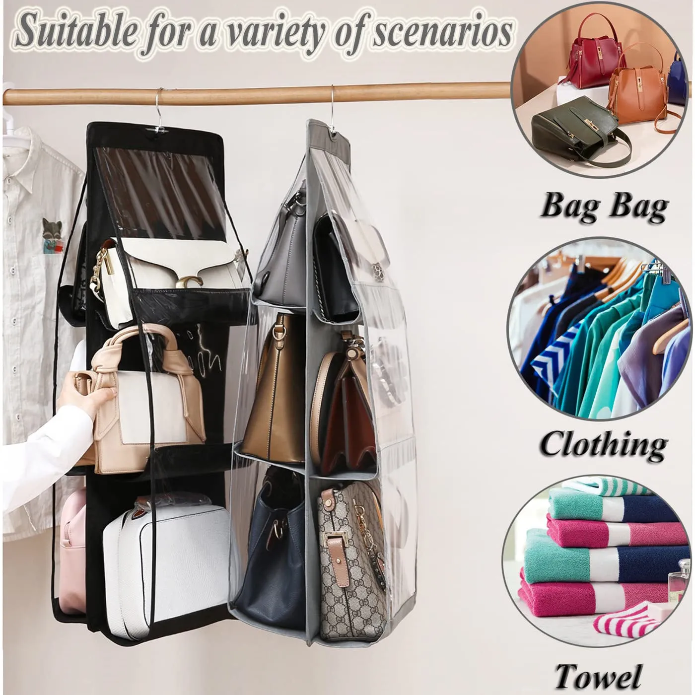 Hanging Handbag Storage Organizer