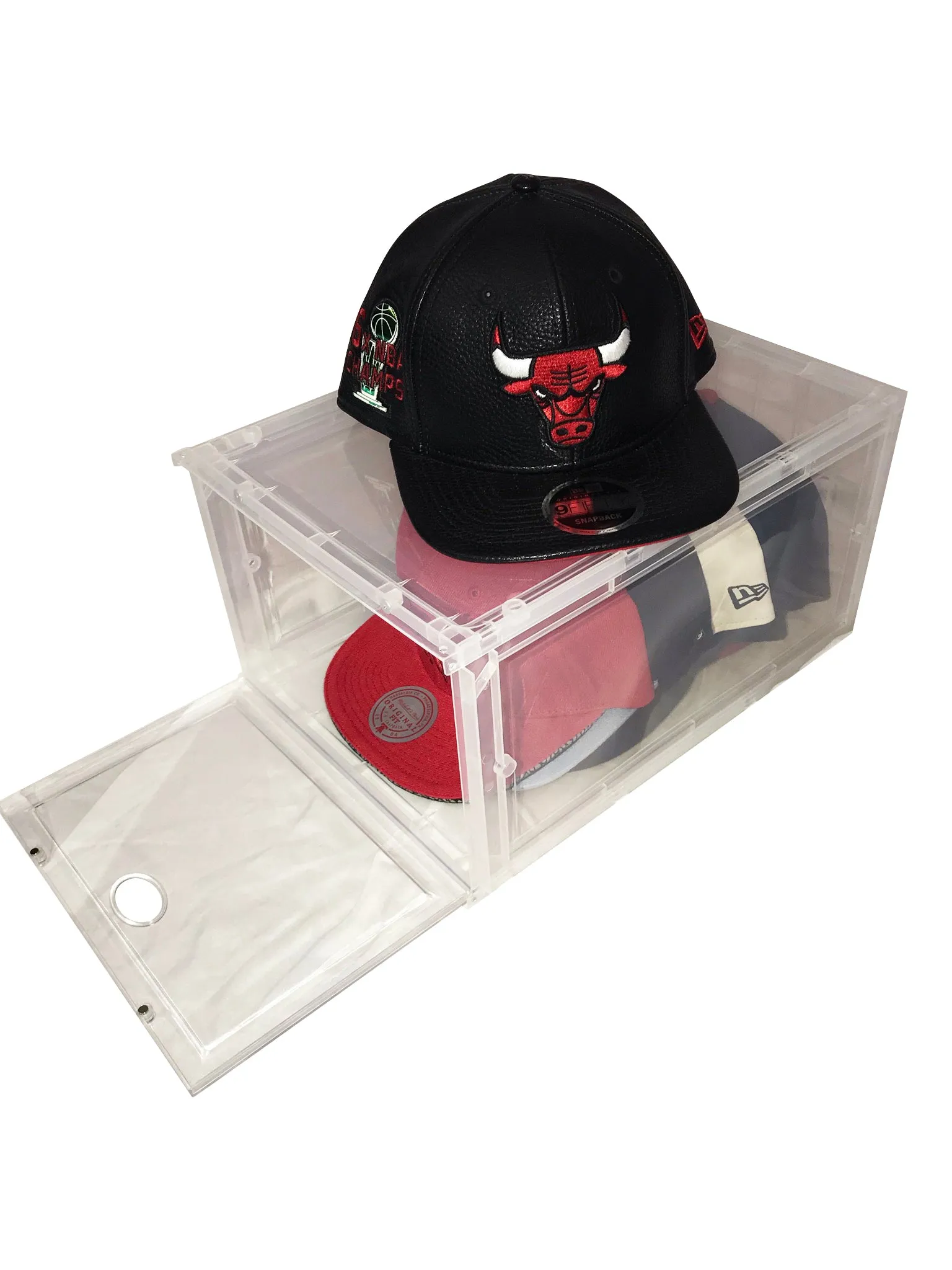 Hat Storage Plastic Display Case Style - Clear Hat Organizer