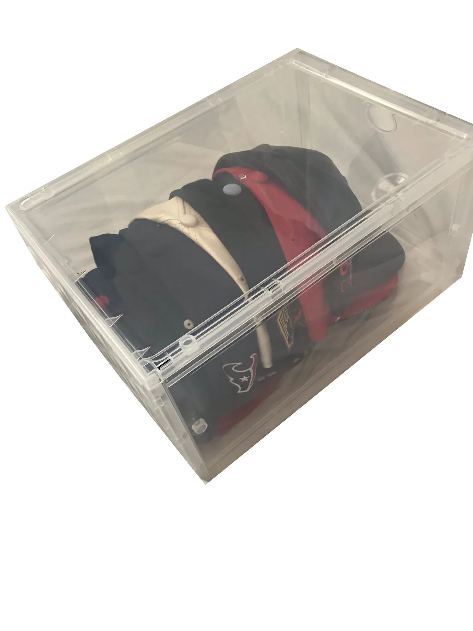 Hat Storage Plastic Display Case Style - Clear Hat Organizer