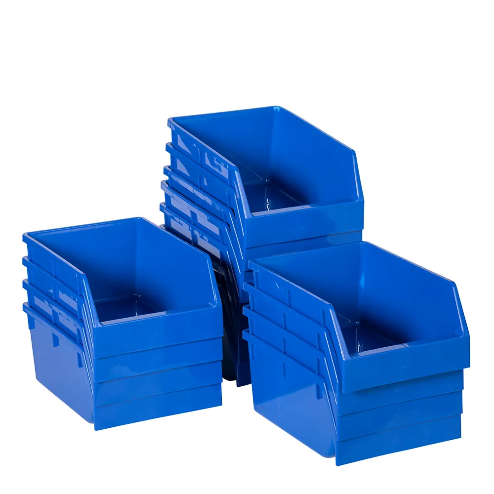 Heavy Duty Racking Blue and Orange 4 Levels 1800mm H x 900mm W x 600mm D with 24 Picking Parts Bins