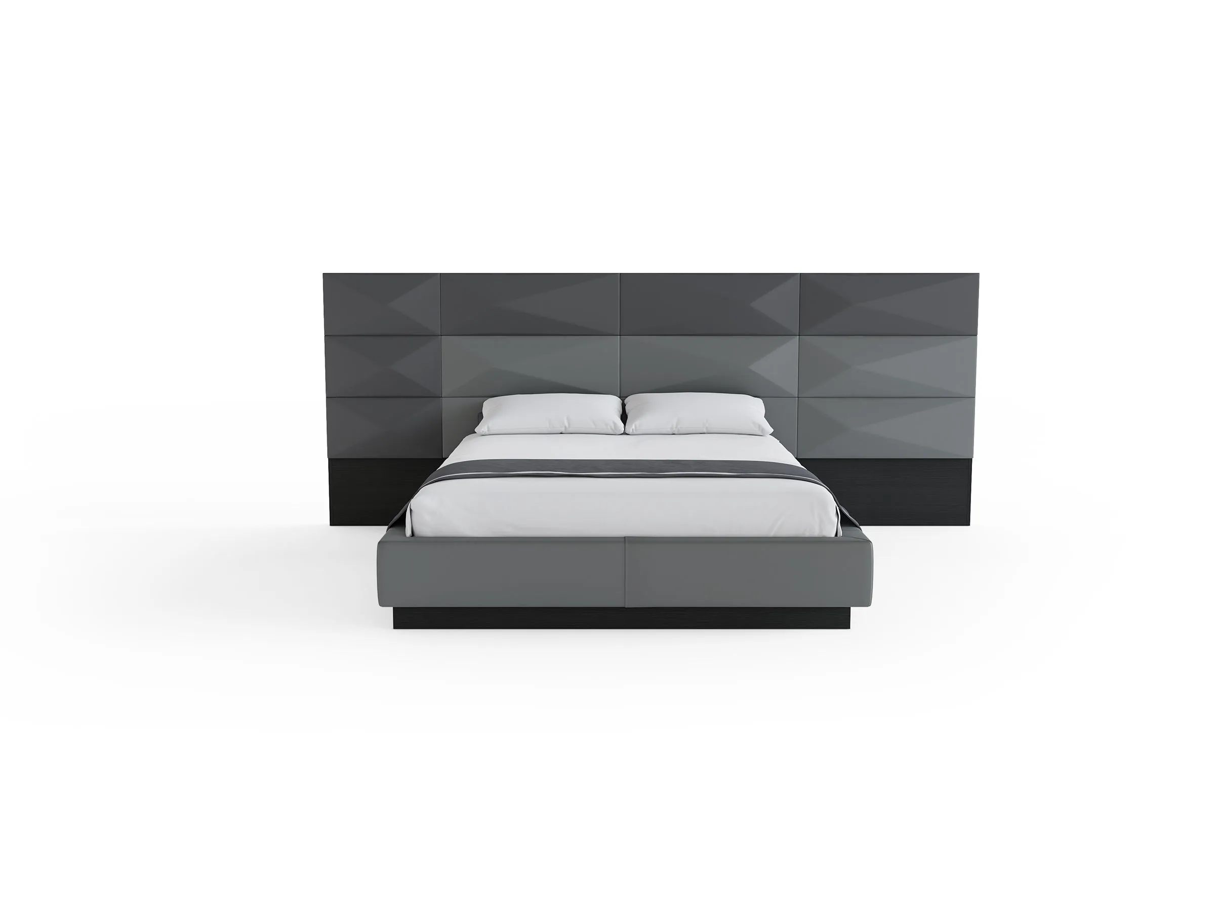 Hexa Storage Bed with Asymmetric Extensions