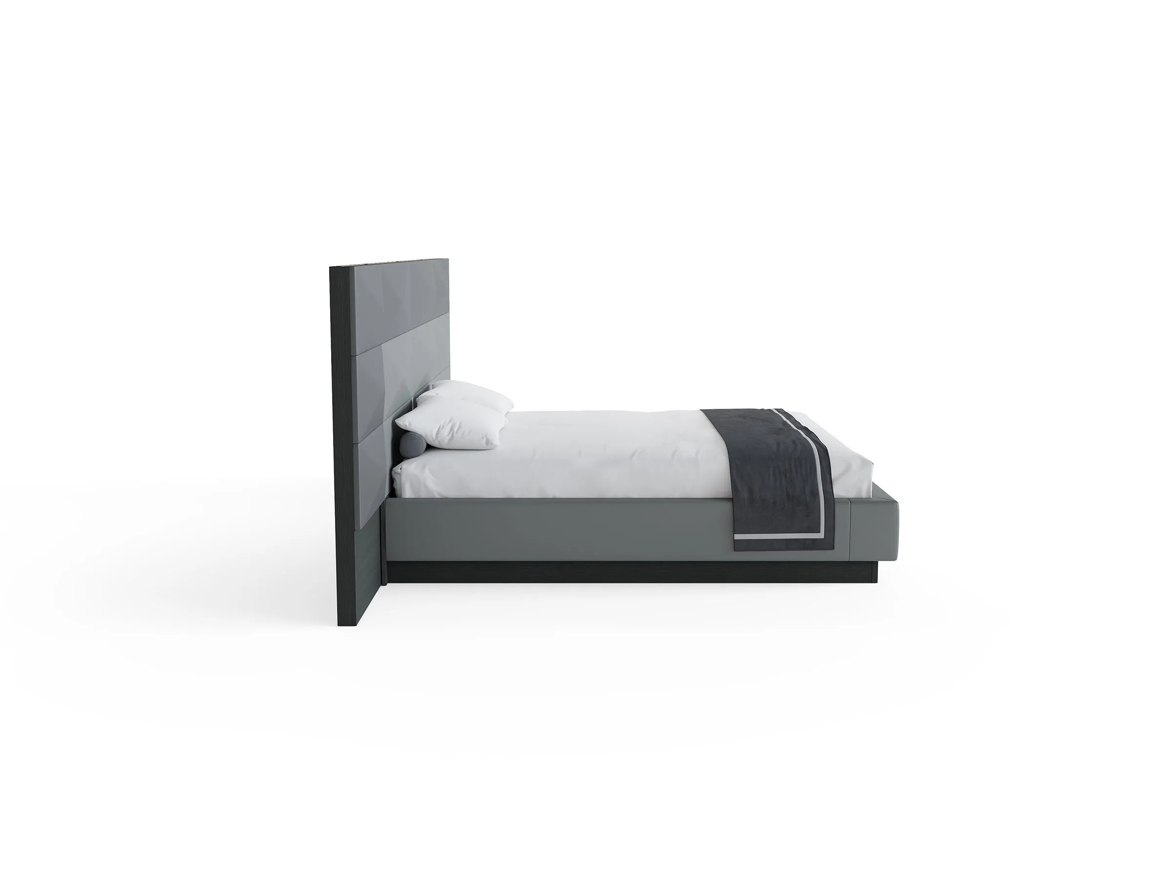 Hexa Storage Bed with Asymmetric Extensions