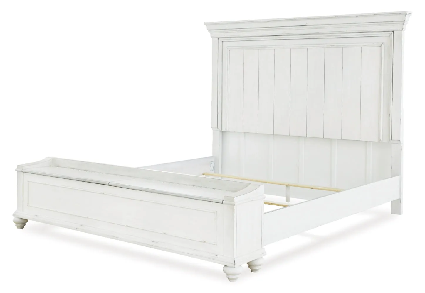 Kanwyn King Panel Bed with Storage Bench