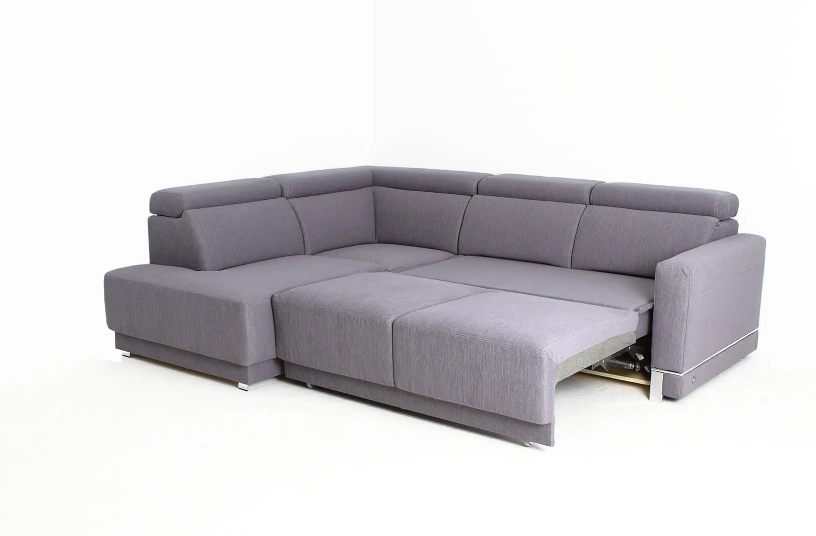 Marburg Gray Sectional with sofa bed and storage