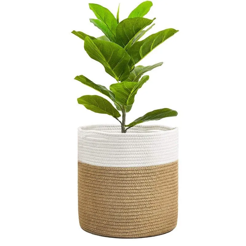 Modern Woven Indoor Plant Storage Basket Flower Basket