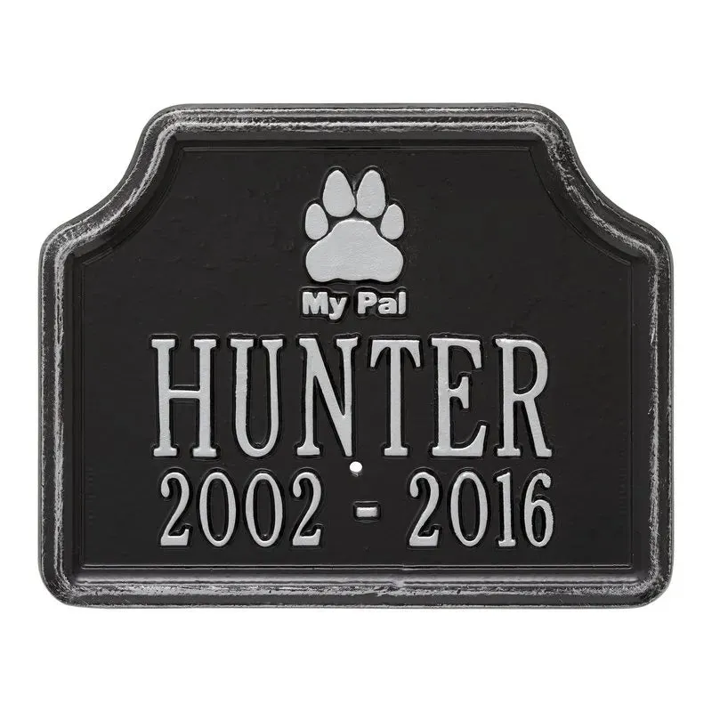 My Pal Memorial Dog Plaque