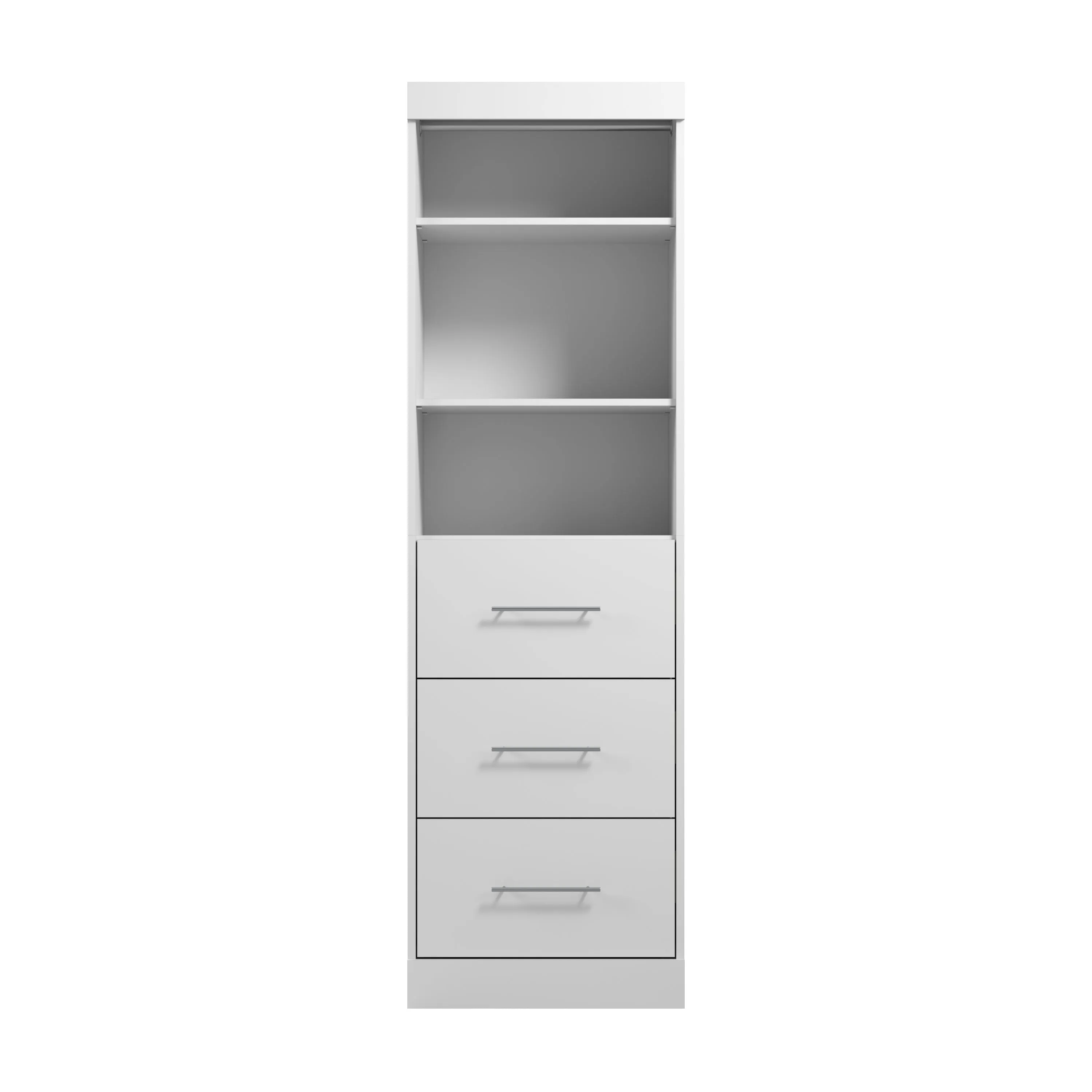 Nebula 25W Closet Organizer with Drawers - Available in 3 Colours