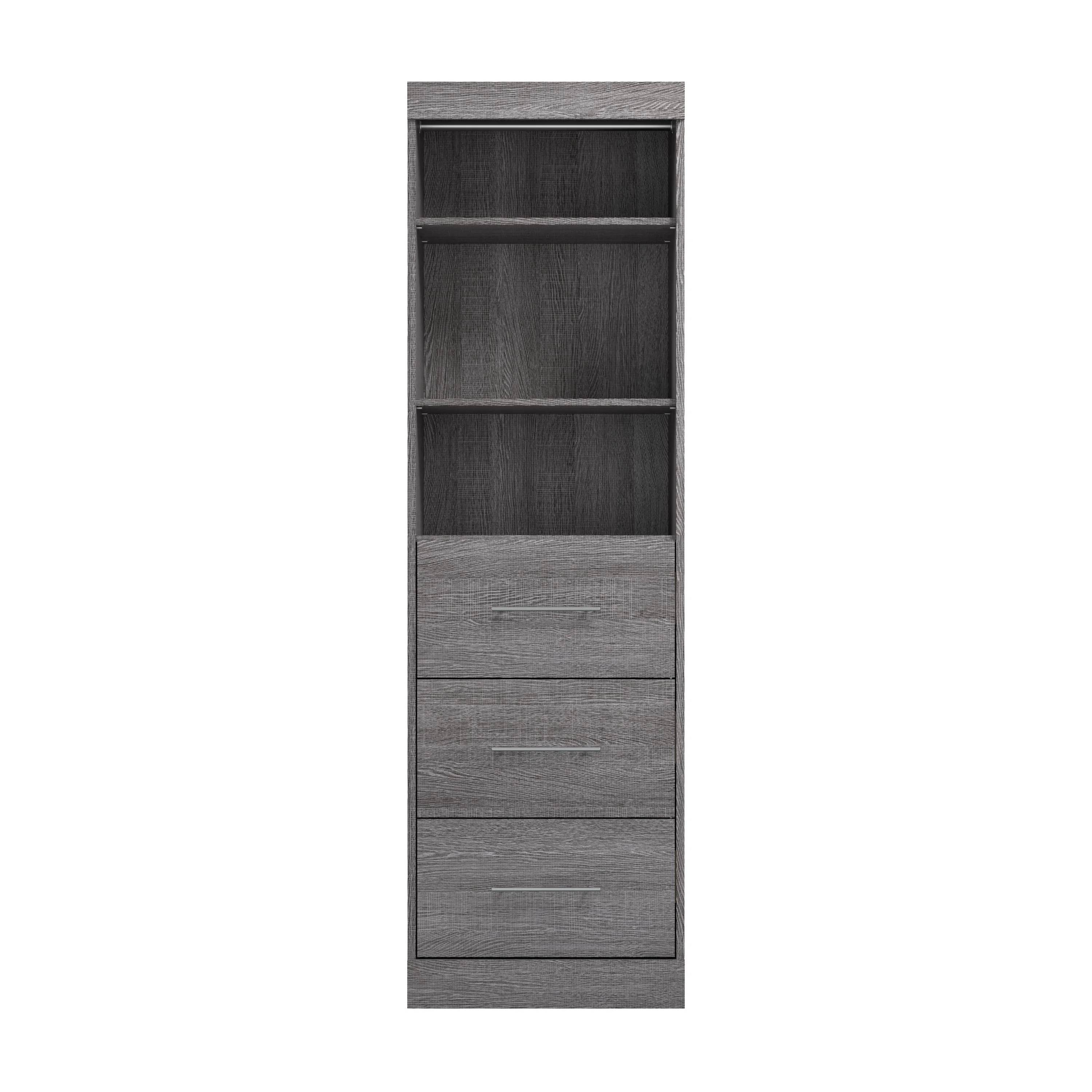 Nebula 25W Closet Organizer with Drawers - Available in 3 Colours