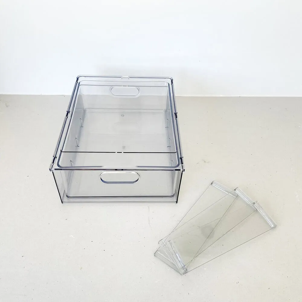 Nina 6L Stackable Divided Acrylic Drawer