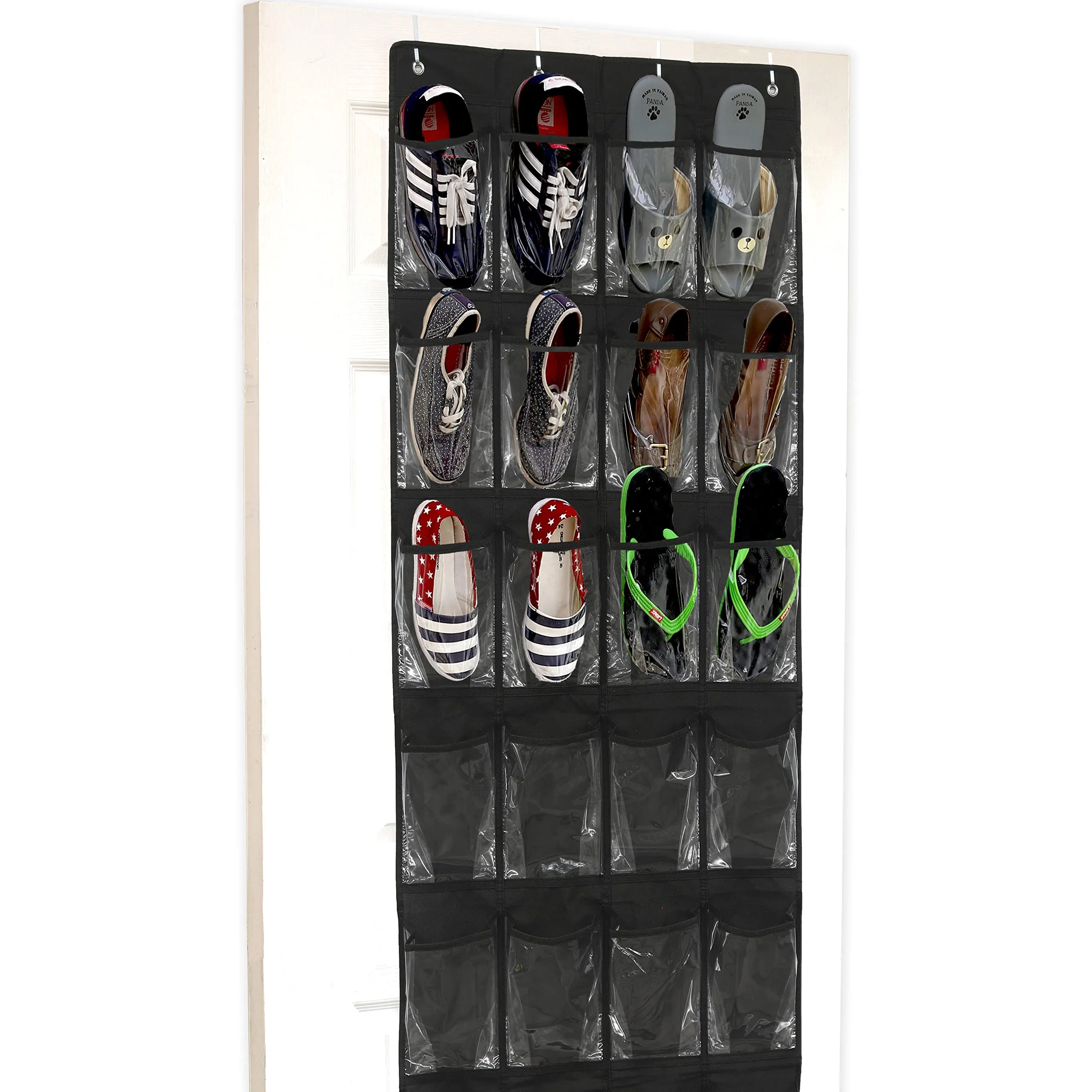 Over The Door Shoe Organizer (24 Pockets, 64'' X 19'')