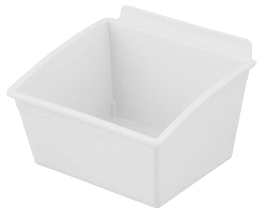 Plastic Slatwall Storage Bins, Popbox "Standard" 4.87x5.62x3.37