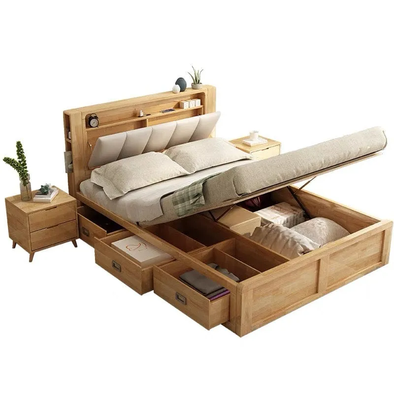 Renco Storage Wooden Bed Frame