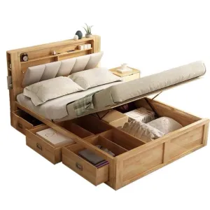 Renco Storage Wooden Bed Frame