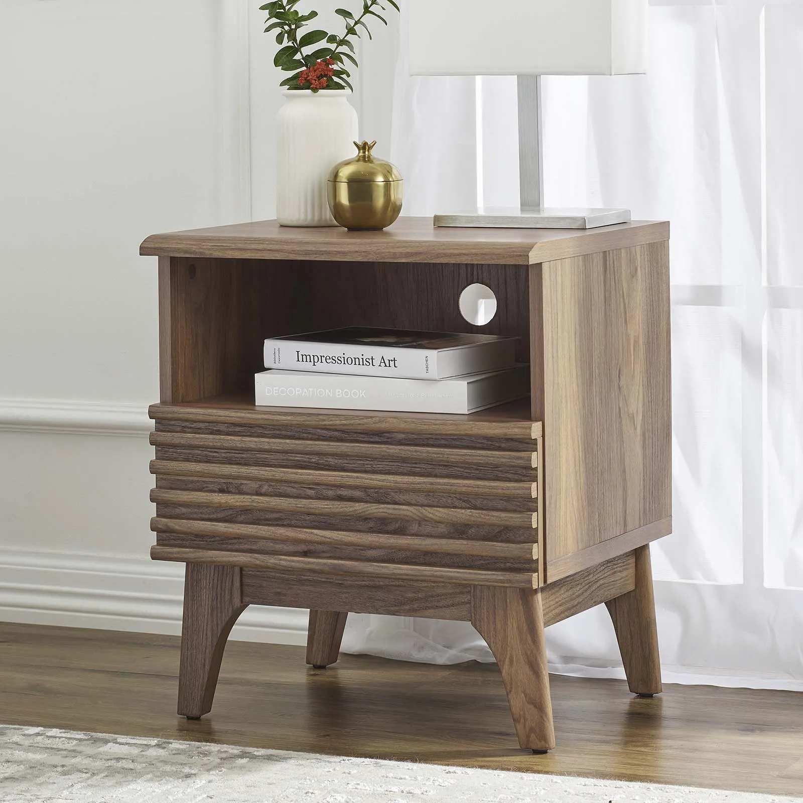 Render Nightstand Walnut MOD-7070-WAL