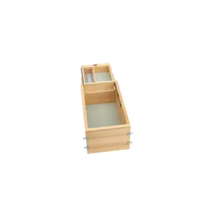 Rev-A-Shelf / 4VDOHT-267FLSC-1 / Wood Vanity Cabinet Replacement Half Tier Drawer System w/Soft Close