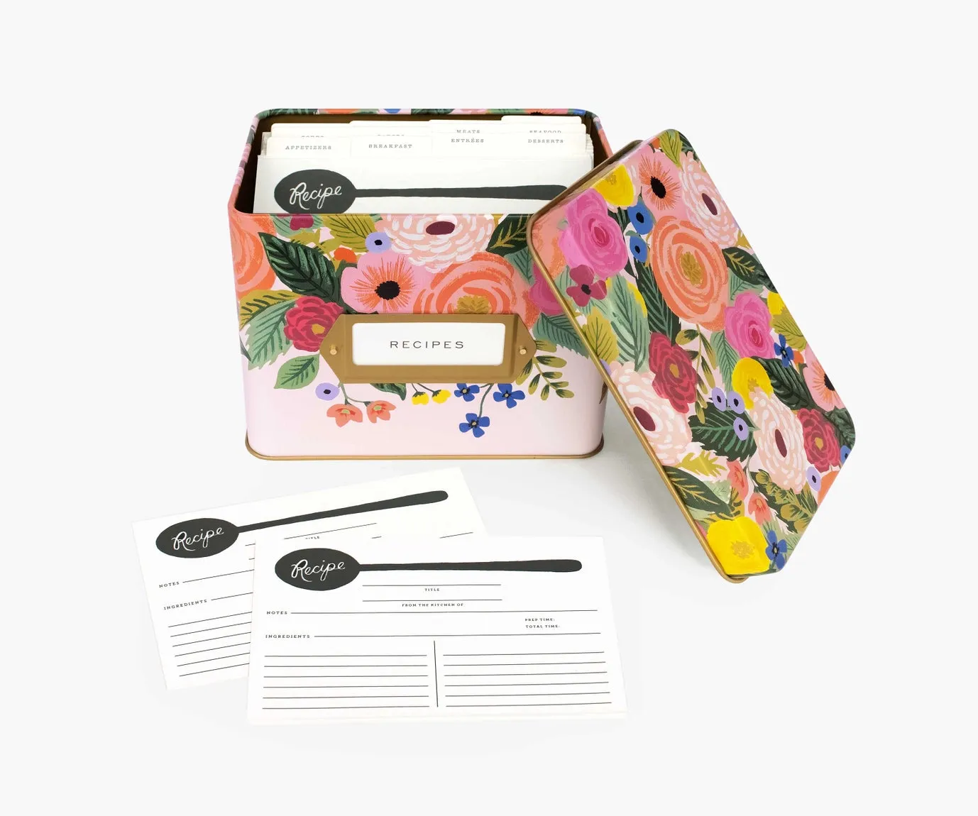 Rifle Paper Co. Recipe Tin - Juliet Rose