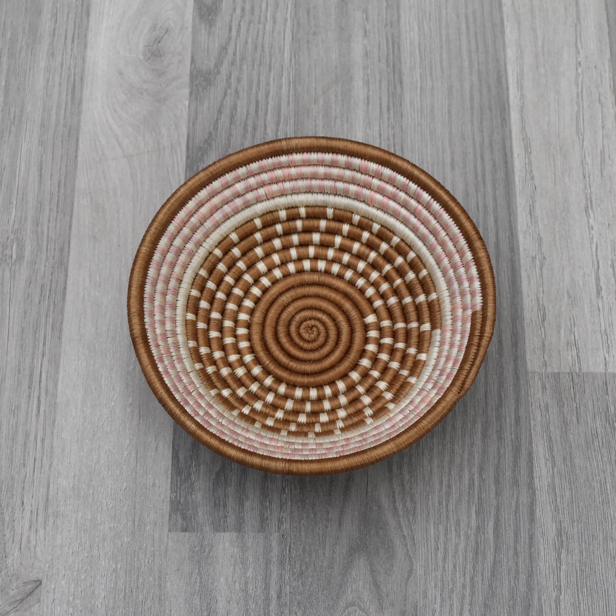 Rwandan basket - African wall basket 12