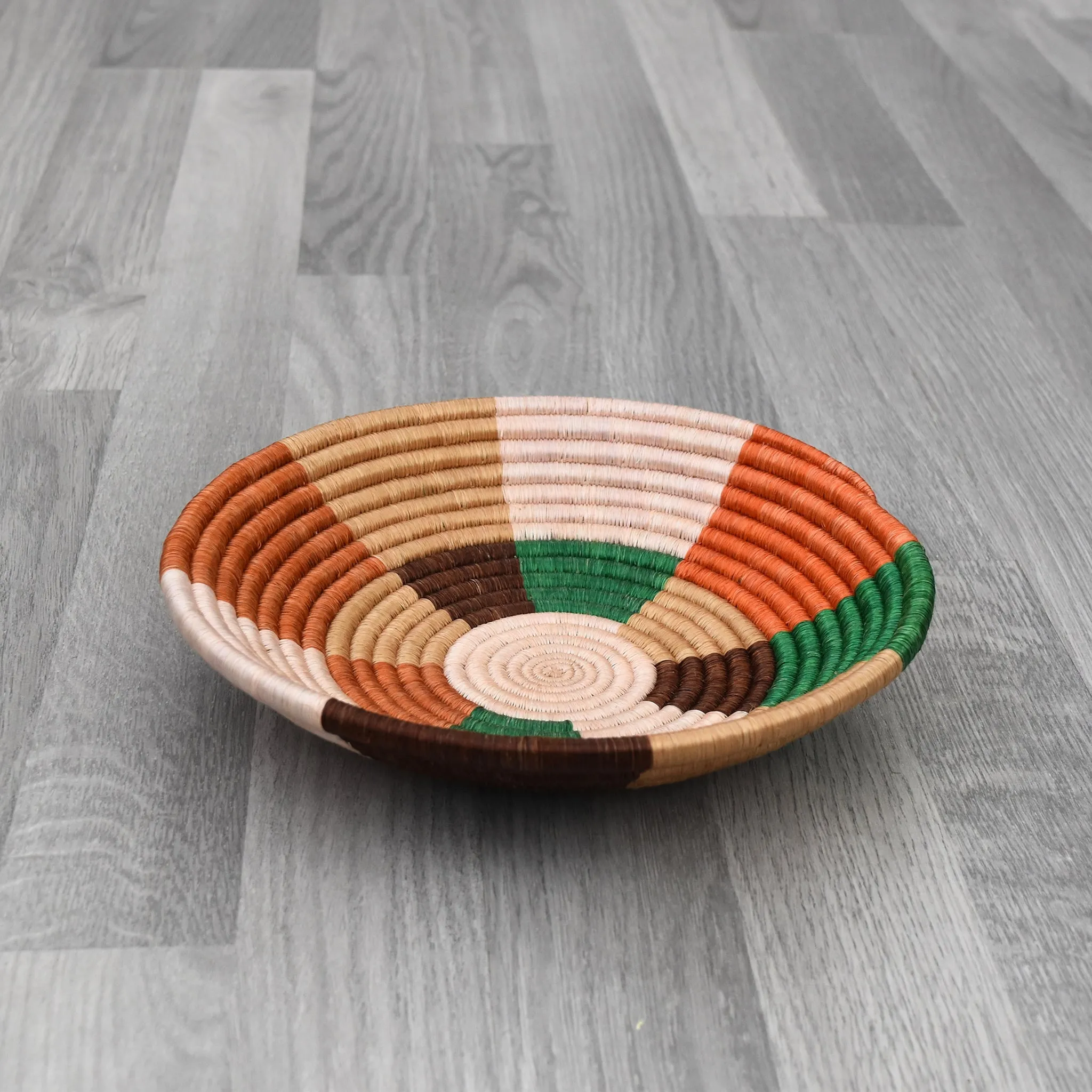 Rwandan basket - African wall basket 22