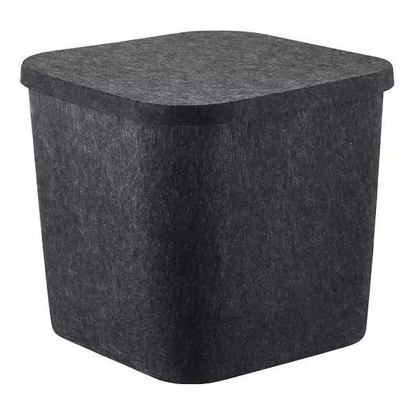 SortJoy Sculpted Square Bin Lid | Tray – 12.5 x 12.5" – Carbon