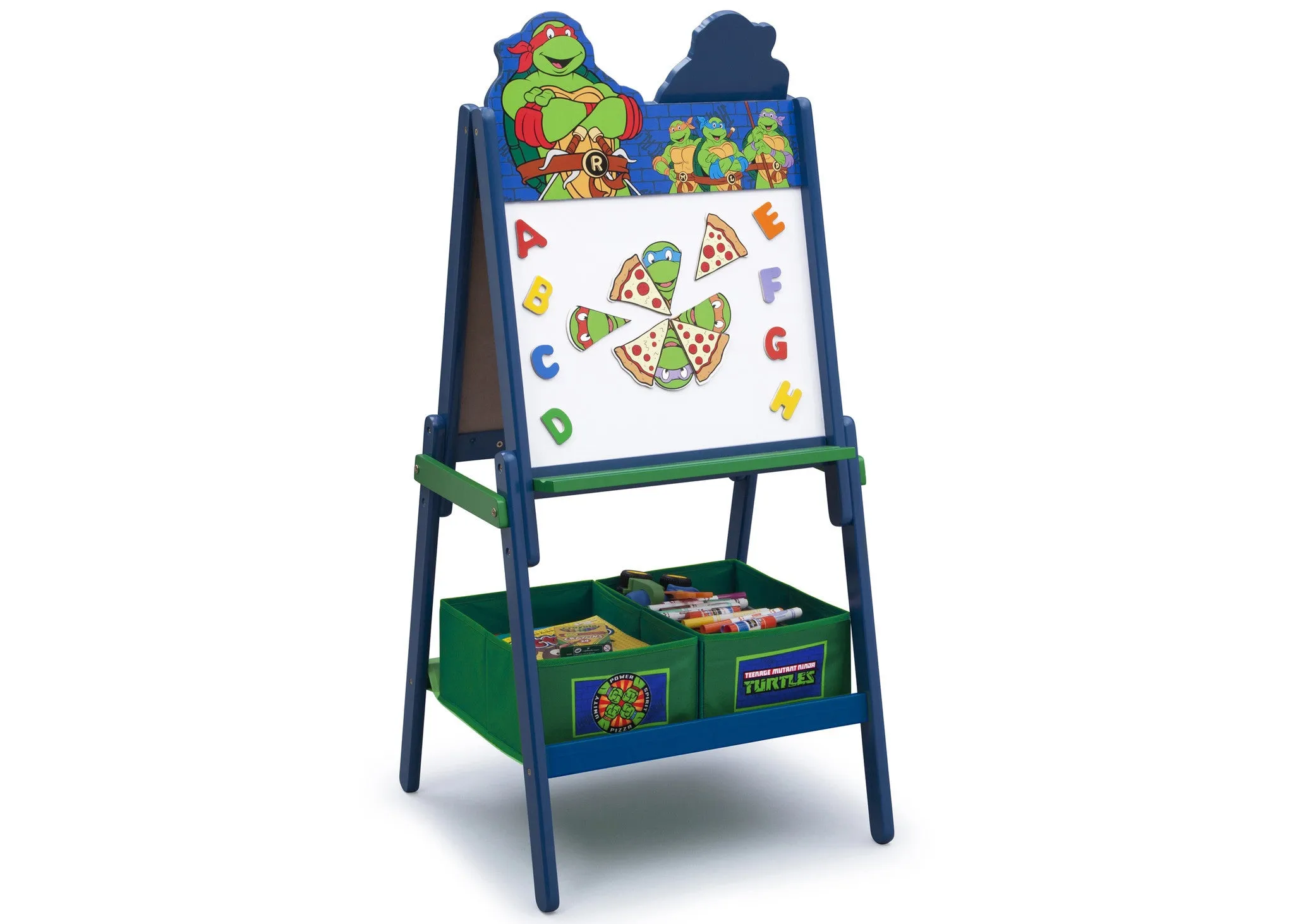 Teenage Mutant Ninja Turtles Wooden Double Sided Activity Easel